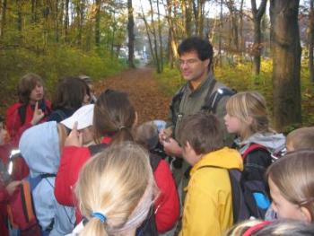 Unterrichtsgang in den Wald