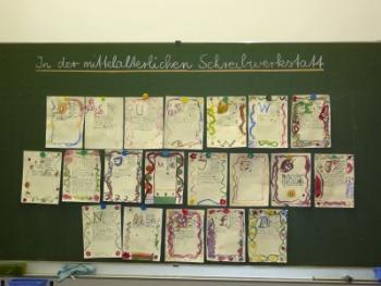 Die 4a in der mittelalterlichen Schreibwerkstatt