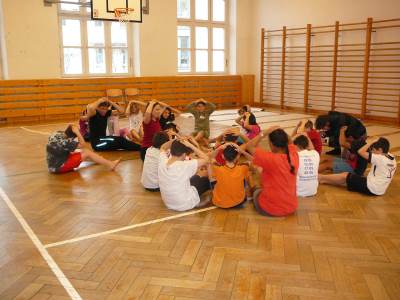 Spiraldynamik Fuß-Schule an der GS Ichostraße
