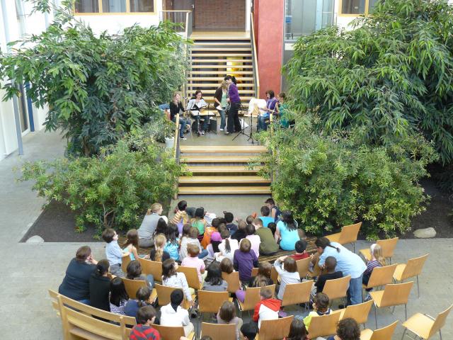 Die Drittklässler im Schullandheim in Bliensbach