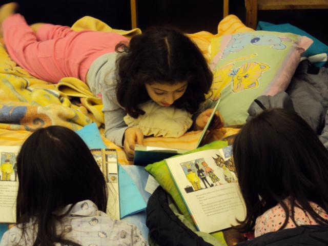 Lesenacht der Klasse 2a