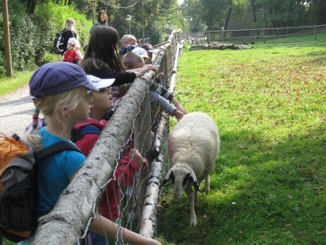 Unterrichtsgang zum Umweltgarten Neubiberg