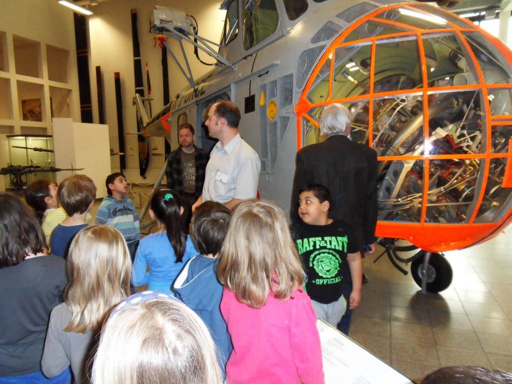 Besuch der Klasse 1b im deutschen Museum