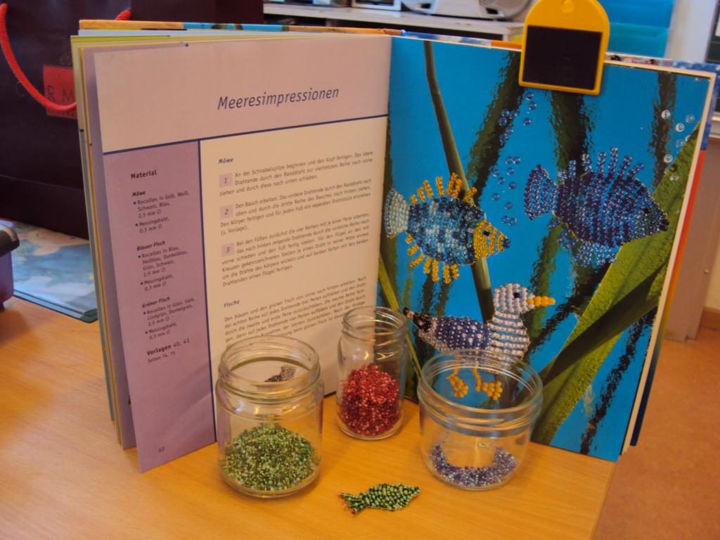 Ein Fisch aus lauter Perlen