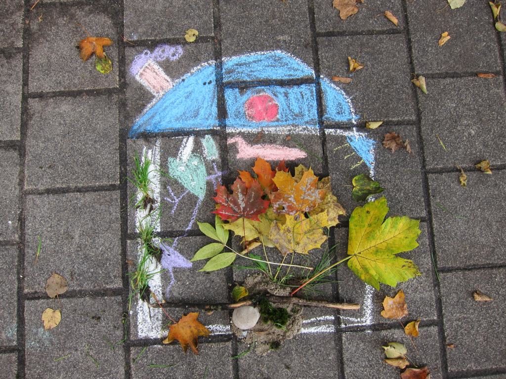 LandArt in der Klasse 1ci