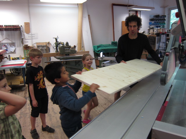 Tische selbst geschreinert