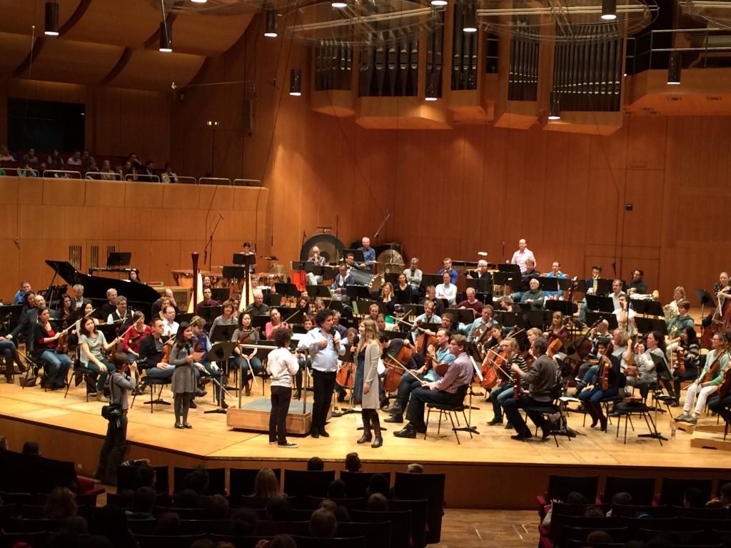 Die 4a bei einer „Echtzeit“ mit dem Symphonieorchester des Bayerischen Rundfunks