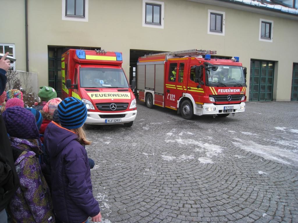 Stets beliebt … der Unterrichtsgang zur Feuerwehr