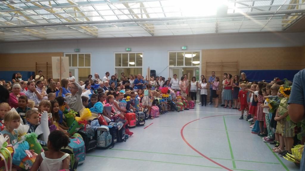 1. Schultag für die Erstklässler im Schuljahr 2016/2017