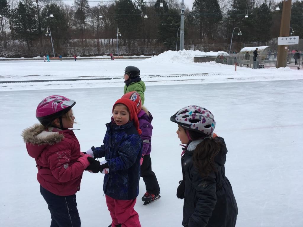 Eislaufen der Partnerklassen 1ci und 3ci