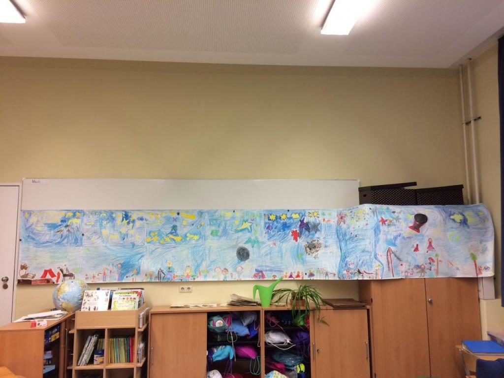 Sankt Martin in der Klasse 1a