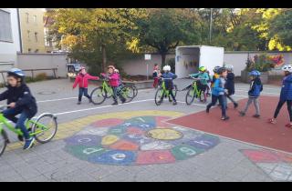 Fahrradübung für die 2. und 3. Klassen