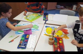 An die Pinsel, fertig, los – 1. Gestaltungstag