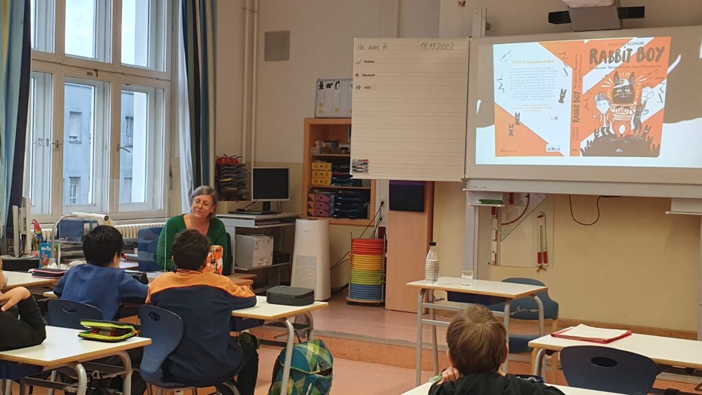 Lesung in der Klasse 4ci